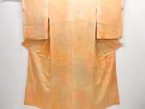 茶屋辻模様織り出し暈し色無地着物